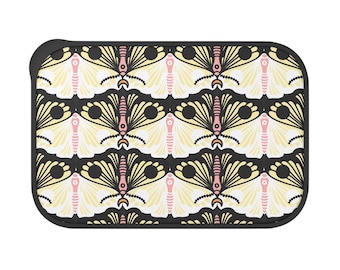 Luna Moth Bento Box with Band and Utensils