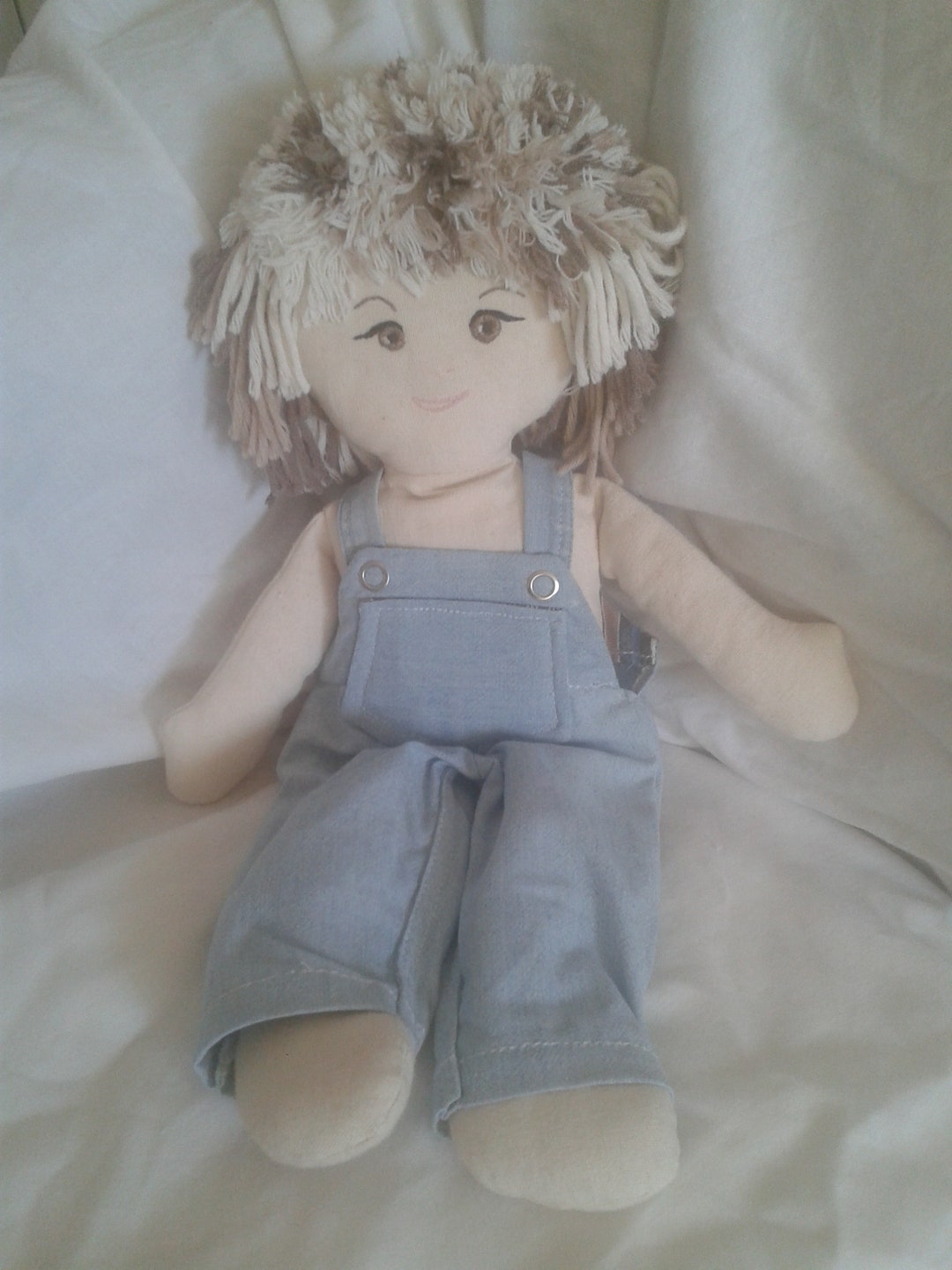 Poupée de chiffon cousue main de taille environ 40 cm - Etsy France