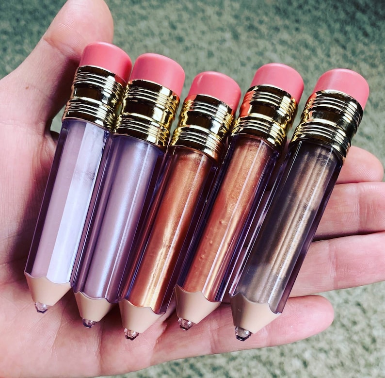 Pencil lip gloss tubes girly lipgloss tube cute lipgloss Etsy