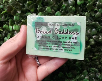 Green Goddess Soap Bars