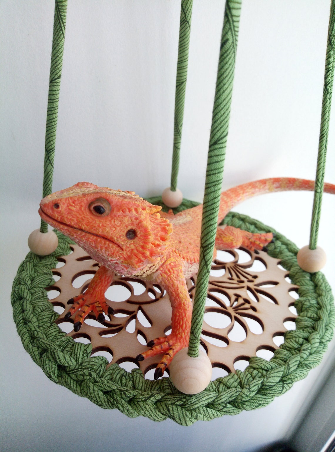 Beardie hammock bearded dragon swing gecko swing pet toys Etsy