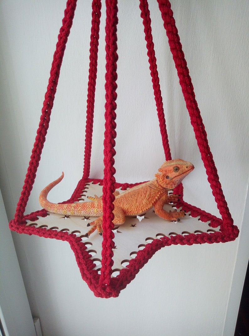 Bearded dragon swing Pet hammock Tank accessories Etsy