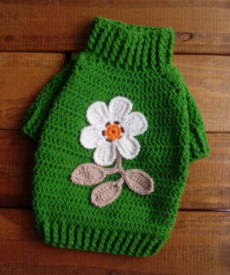 Yorkie Sweater Crochet Dog Sweater Handmade Dog Sweater Etsy