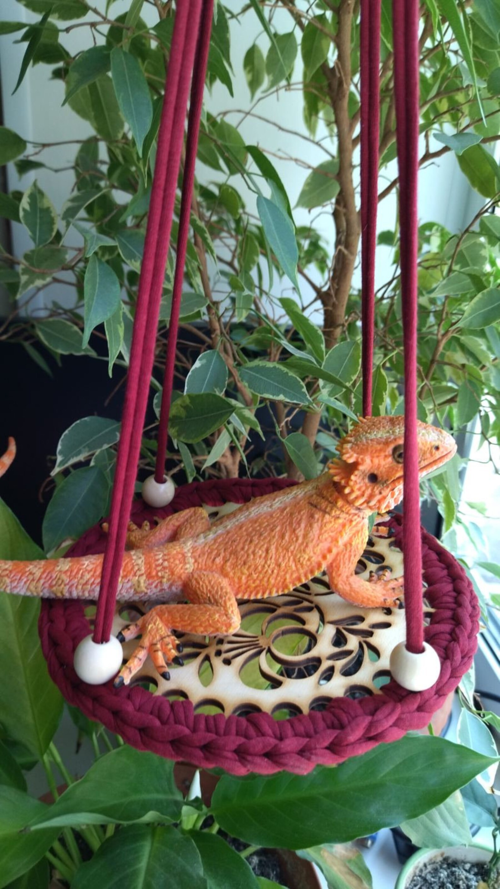 Beardie hammock bearded dragon swing gecko swing pet toys Etsy