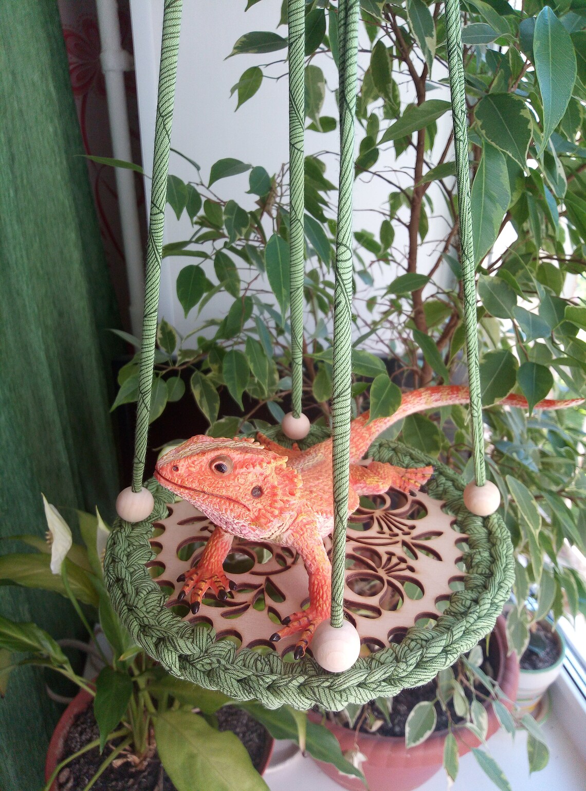 Beardie hammock bearded dragon swing gecko swing pet toys Etsy