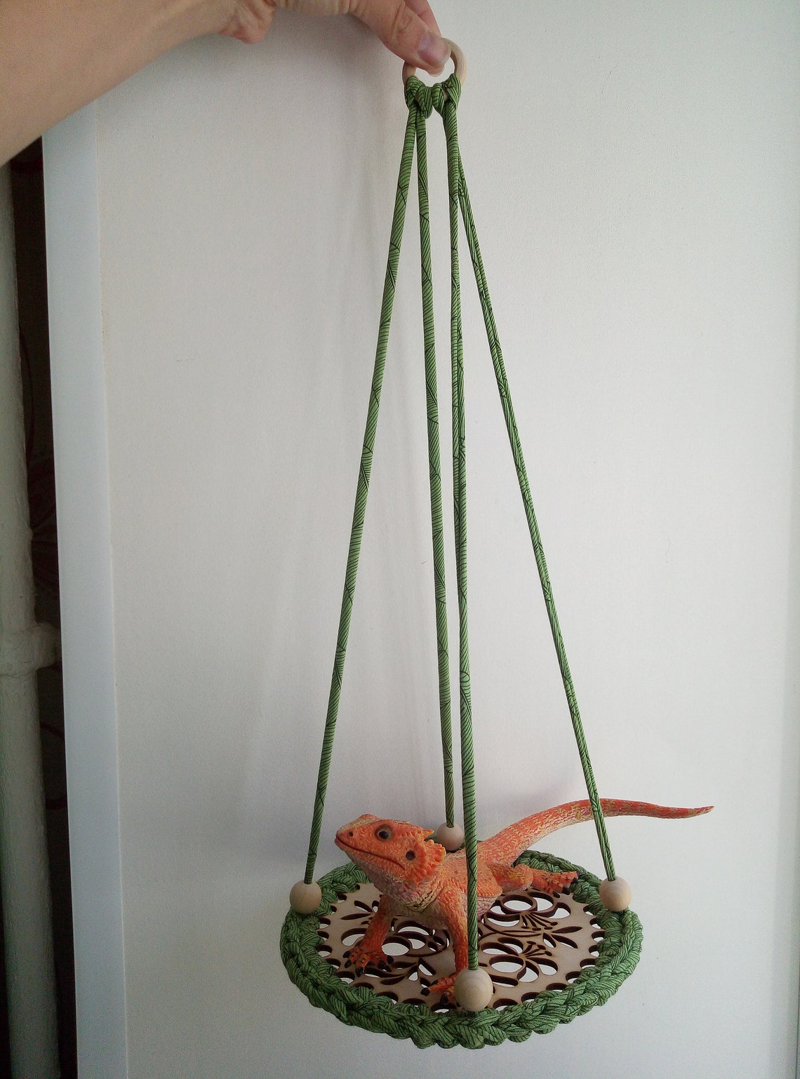 Beardie hammock gecko swing pet toys Etsy
