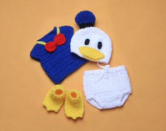 Newborn Donald Duck Etsy