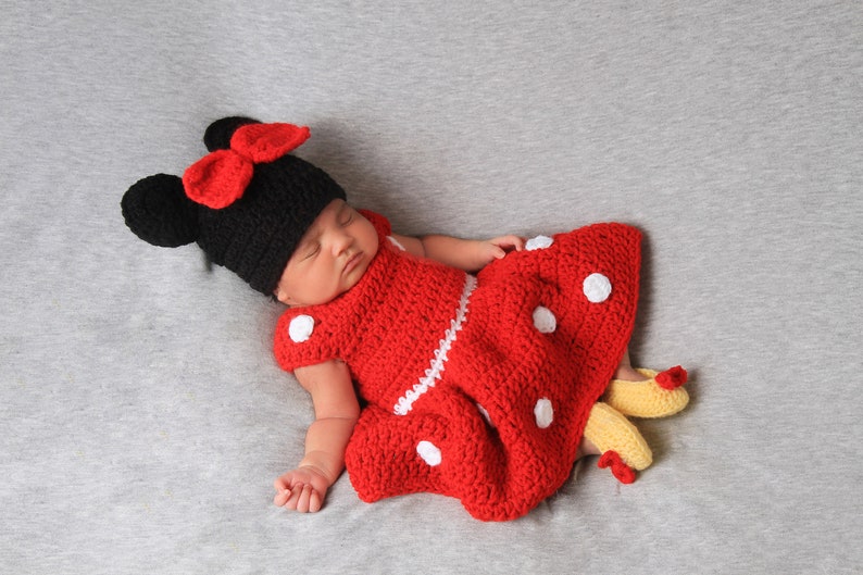 minnie mouse newborn outfit