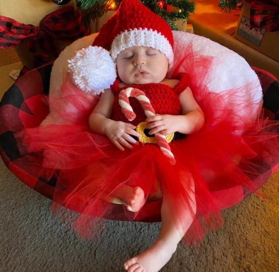 Baby girl santa outfit outlet