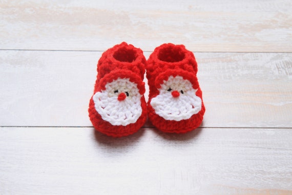 baby santa shoes
