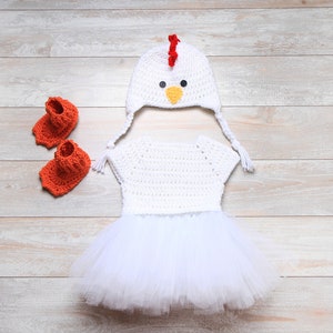 Baby chicken costume for baby girl. Newborn chicken costume for girl. Halloween baby costume. Halloween Chicken costume.