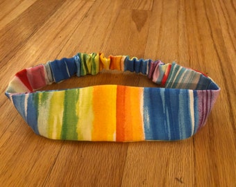 Mustard Polk-A-Dot Headband Gender Neutral Headband Boy Headband BoybandN