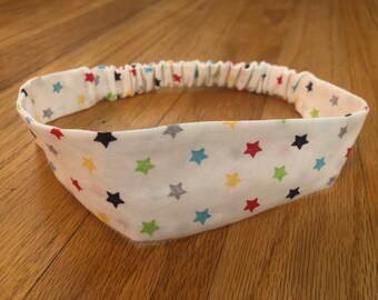 Mustard Polk-A-Dot Headband Gender Neutral Headband Boy Headband BoybandN