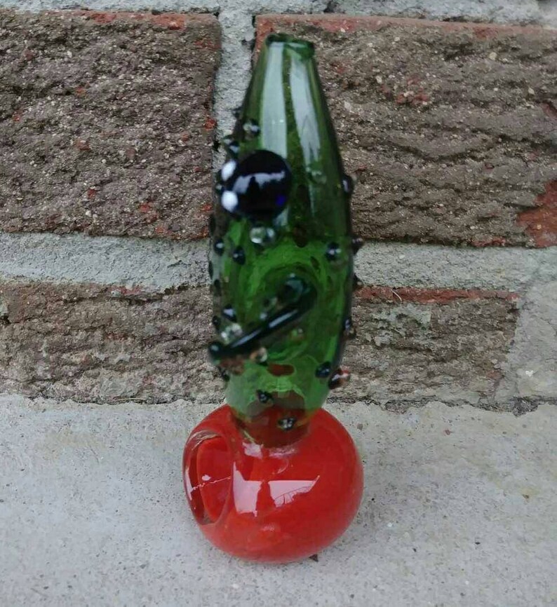 Cactus Glass Smoking PipeFlower Shaped Glass Smoking Pipes Etsy