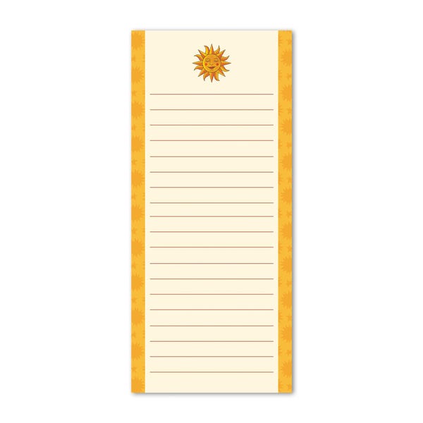 Sun Goddess Notepad: Celestial Magic To-Do Dreamy Idea List with Optional Magnet