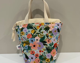 Knitting Bag Project Bag Knitting Sack Crochet Bag Sock Knitting Bag Shawl Knitting Bag