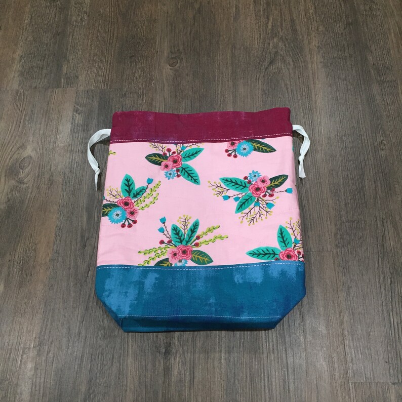 Knitting Bag Project Bag Knitting Sack Crochet Bag Sock Knitting Bag Shawl Knitting Bag