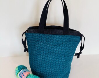 Knitting Bag Project Bag Knitting Sack Crochet Bag Sock Knitting Bag Shawl Knitting Bag
