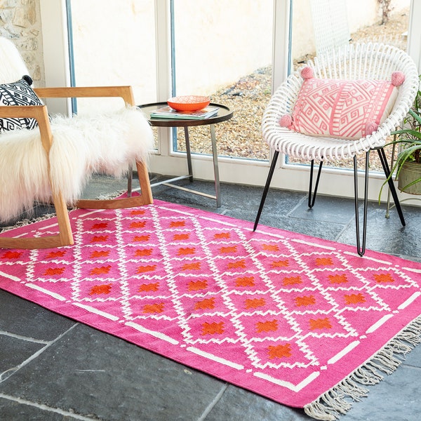 Pink Rug Etsy UK