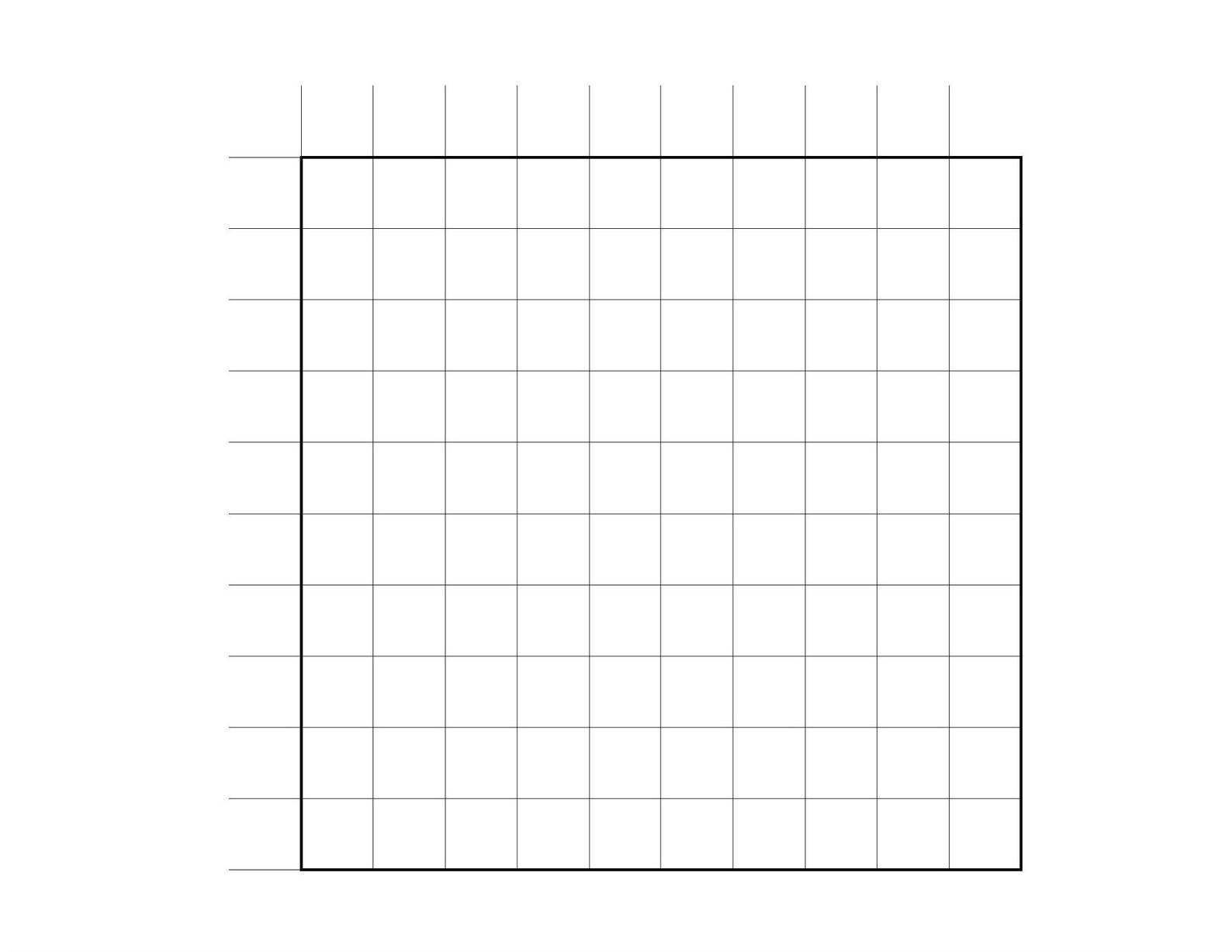 Super Football Squares Pool Game Template Printable 10x10 Grid for