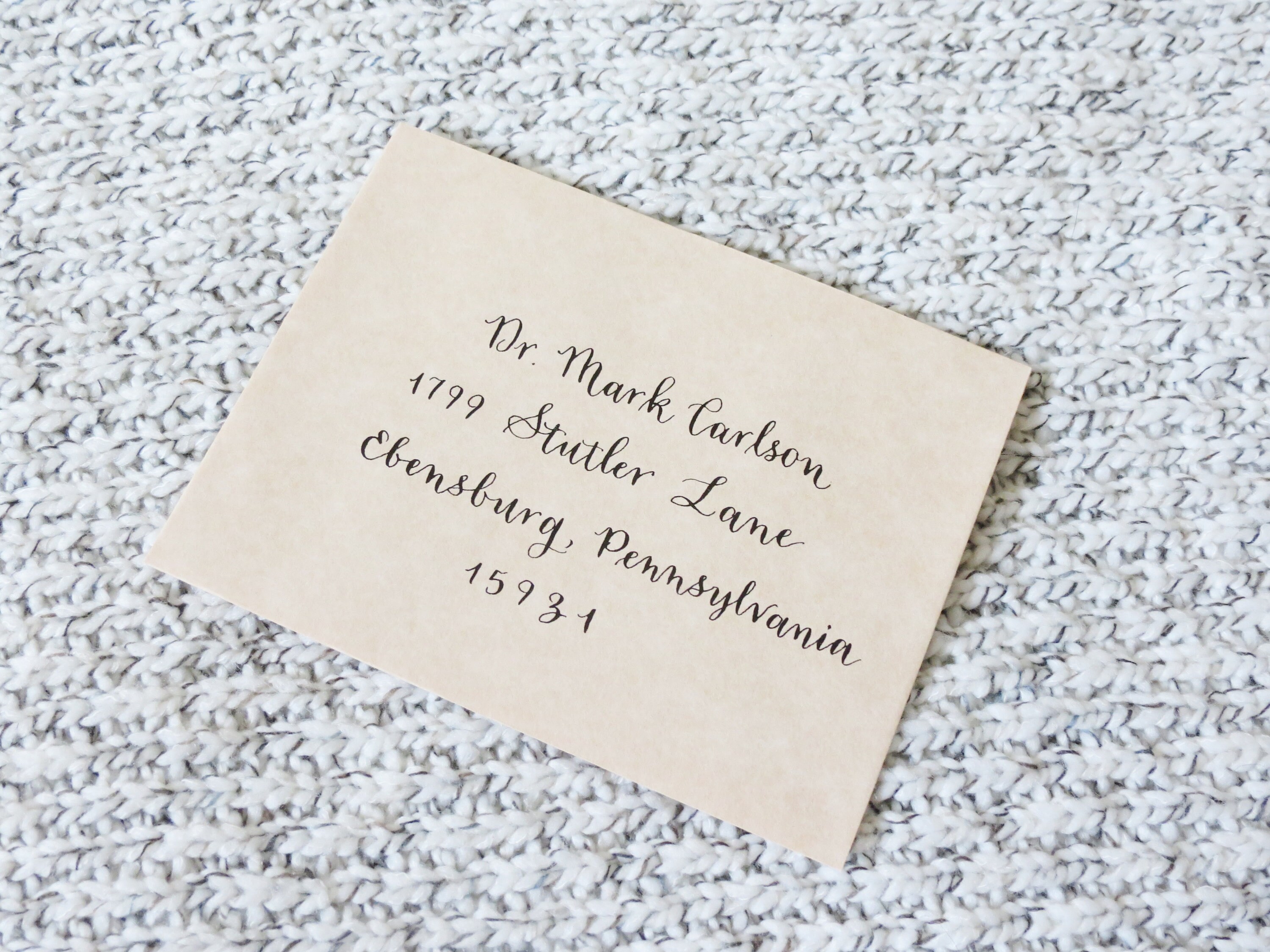 Custom Handwritten Envelope Calligraphy Addressing Etsy