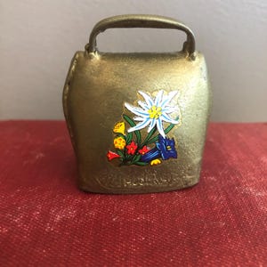 Vintage Cow Bell, Austria, Alpine, Souvenir, Goat, Animal Bell, Homestead