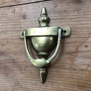 Vintage Brass Door Knocker, Front Door Hardware
