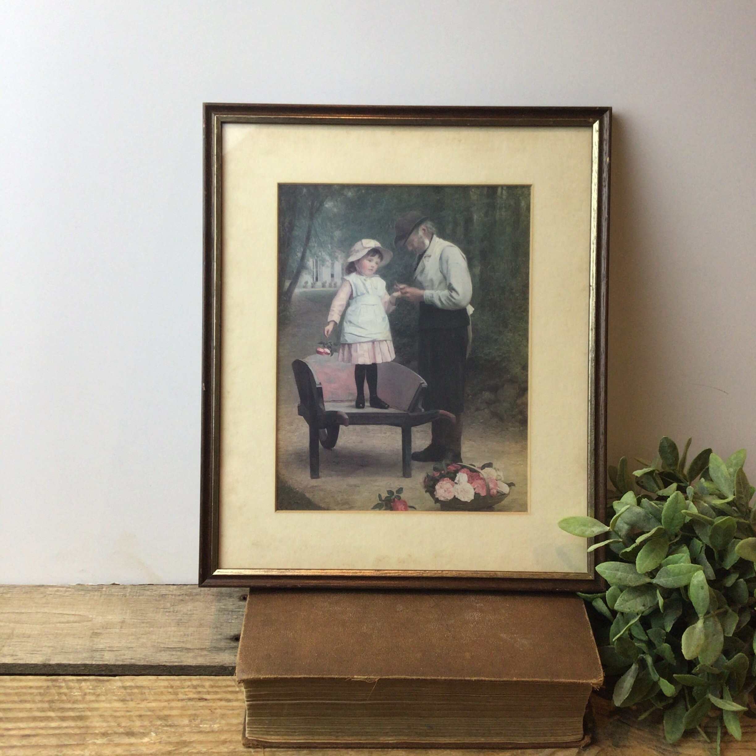【新品未使用】VINTAGE ILLUSTRATION PRINT SHEER Amazon.com: SIGNLEADER Framed Canvas Print Wall Art Mid