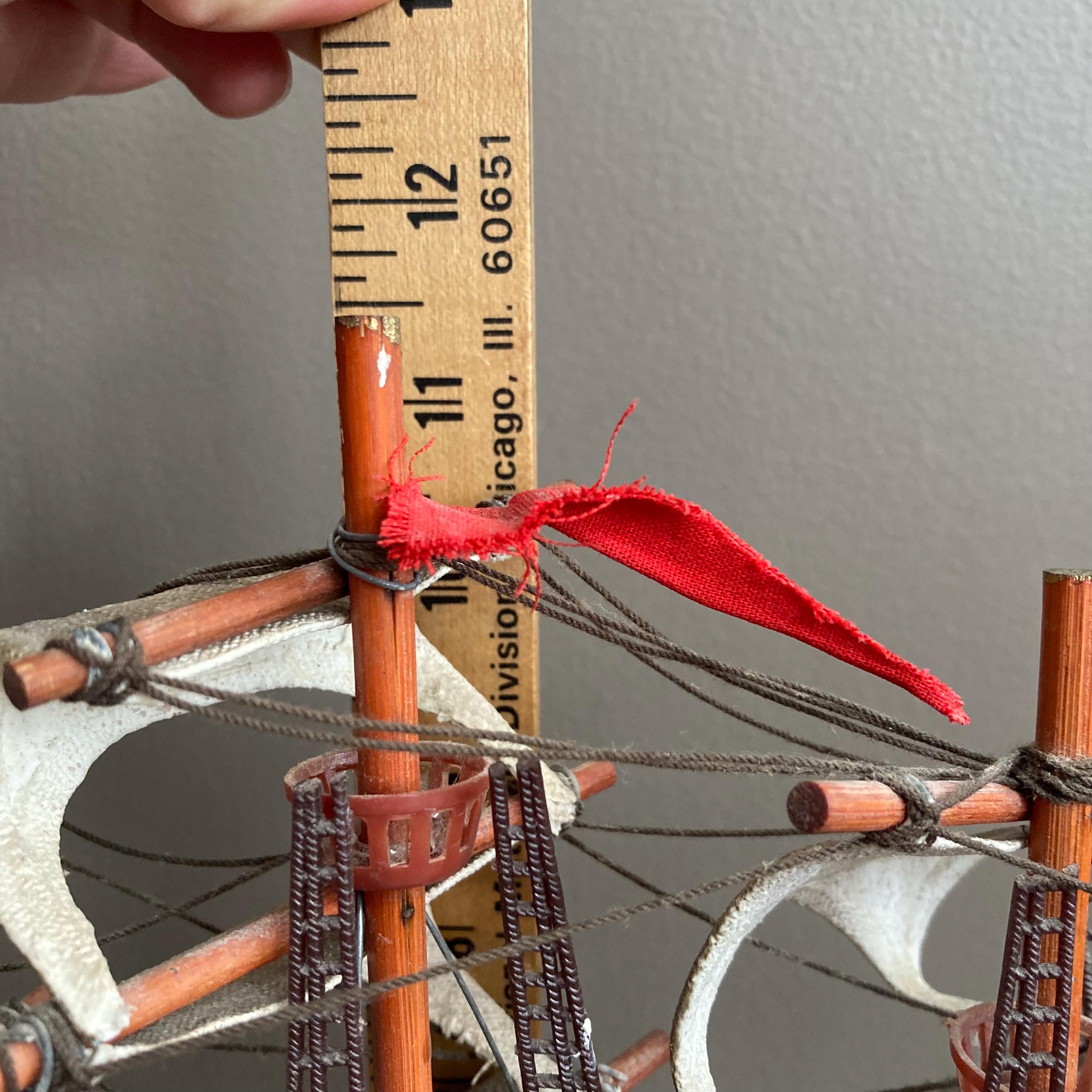 Vintage Wooden Sea Witch Clipper 1846 Model Sailing Ship - Etsy