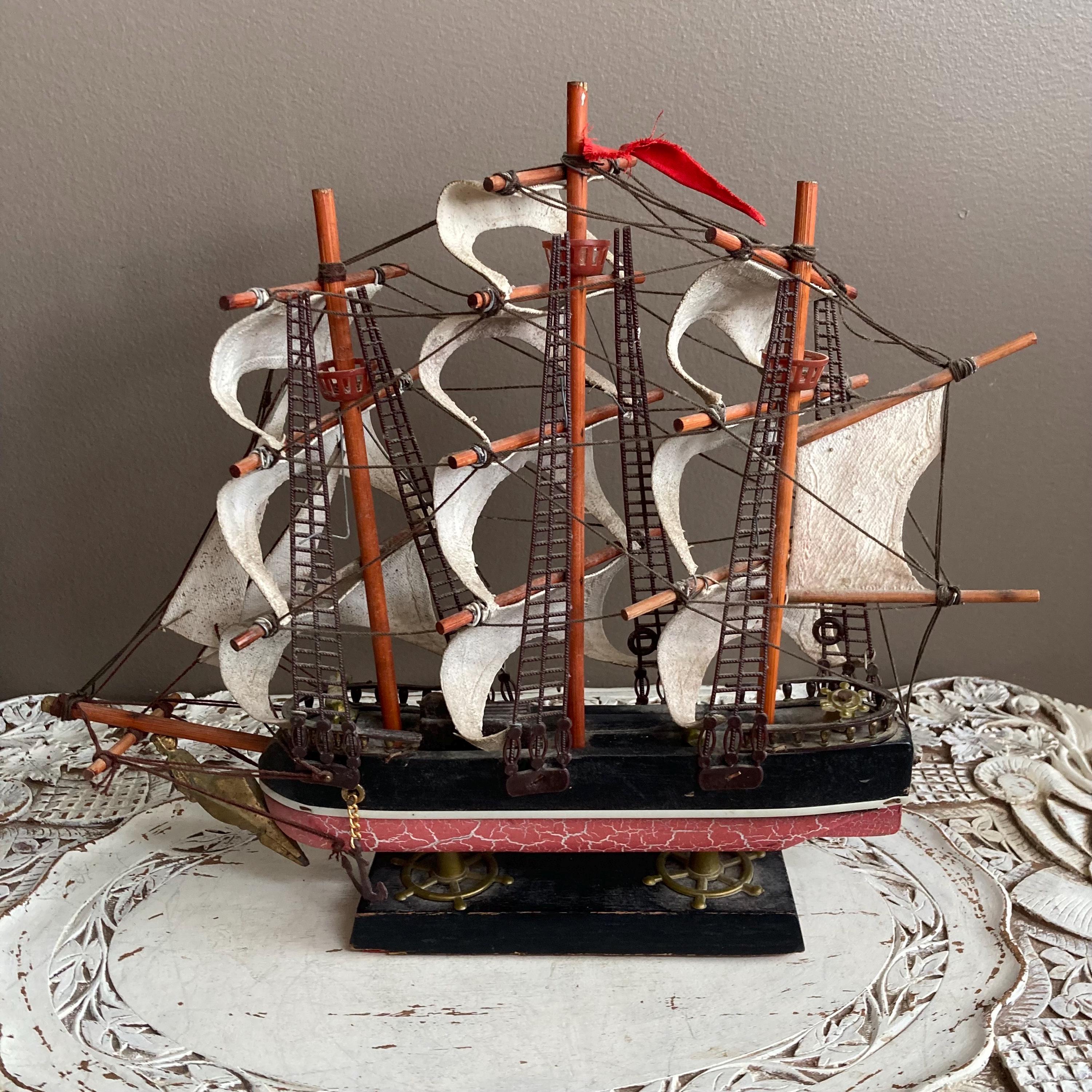 Vintage Wooden Sea Witch Clipper 1846 Model Sailing Ship - Etsy