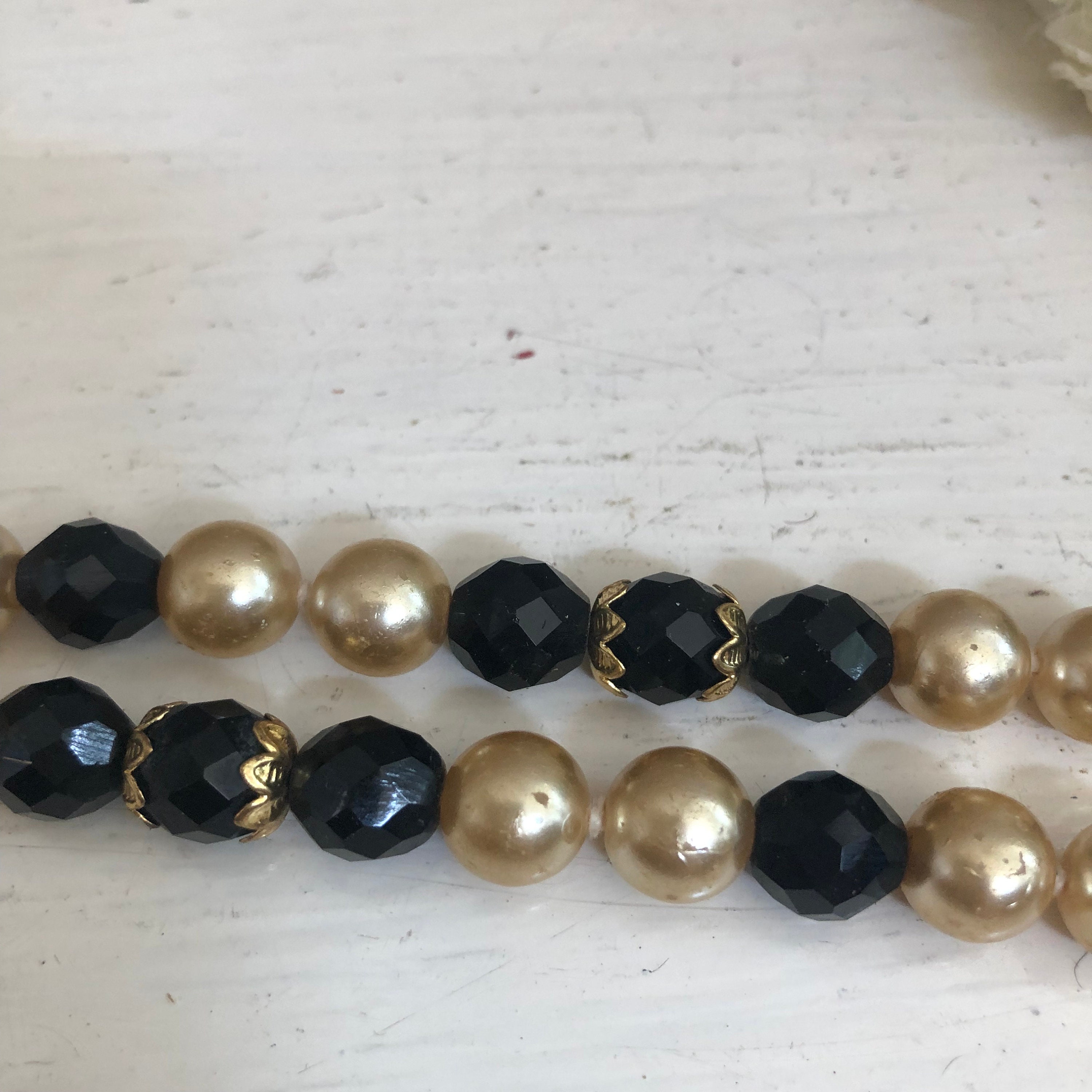 ◇VINTAGE HOLLYWOOD◇ Pop Color Beads n Pearl Necklace_VH227 il_340x270.5958525702_p76c.jpg
