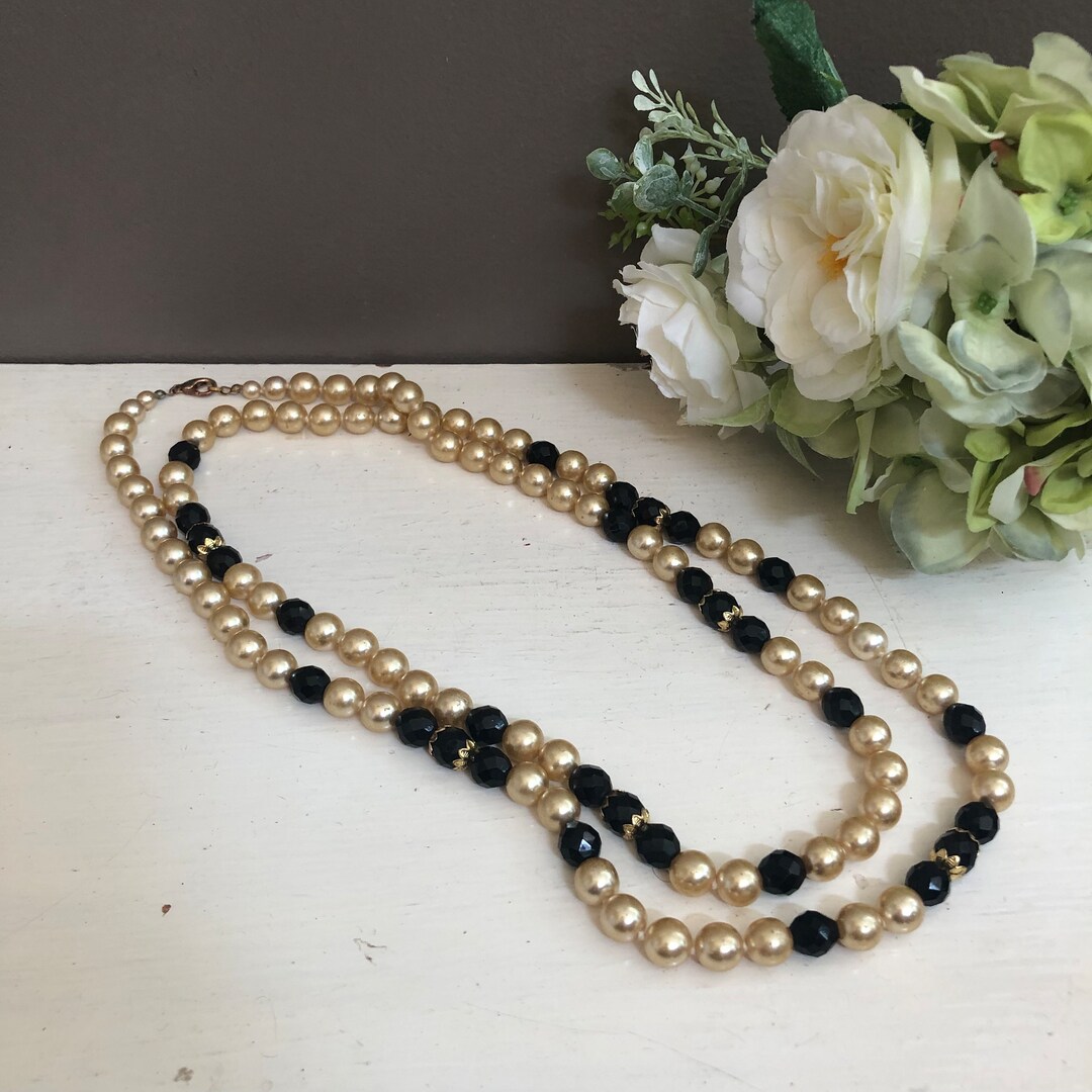 ★VINTAGE HOLLYWOOD★ Bubble Mix Pearl Necklace il_1080xN.5032359243_9ccy.jpg