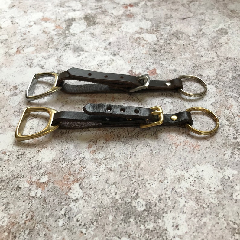 Stirrup key ring Gift for horse lover equestrian gift