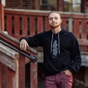 Shed Your Skin Unisex Pullover Style Hoodie, Annaleah Moon Studios Screenprinted Men and Women&#39;s Graphic Tee Art Fleece Lined Sweatshirt