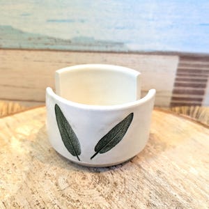 Handmade Botanical Sponge Holder, Lavender, Rosemary, Sage, Cedar Sage