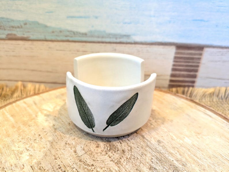 Handmade Botanical Sponge Holder, Lavender, Rosemary, Sage, Cedar Sage