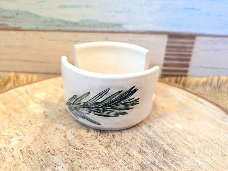 Handmade Botanical Sponge Holder, Lavender, Rosemary, Sage, Cedar Rosemary