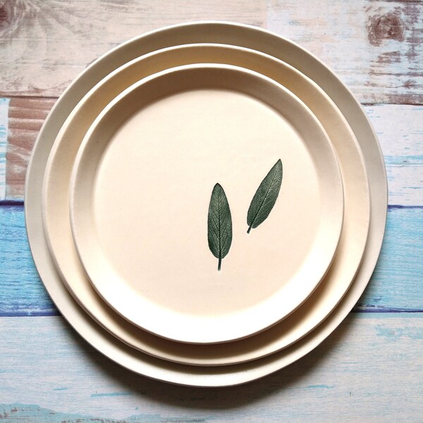 Sage Dinner Plates Etsy