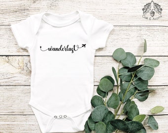 wanderlust ONESIES® brand bodysuit