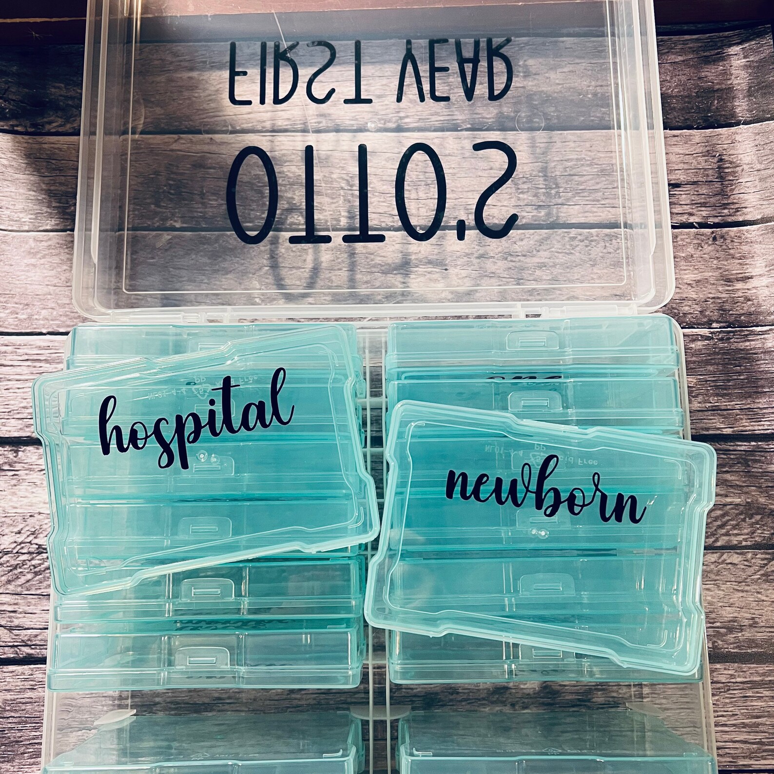 Child Photo Organizer Baby Photo Storage Baby's First Etsy