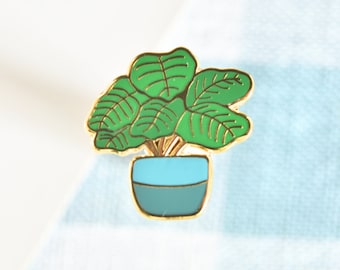 Pothos Plant Enamel Pin, Plant Pin, Household Plant Pin