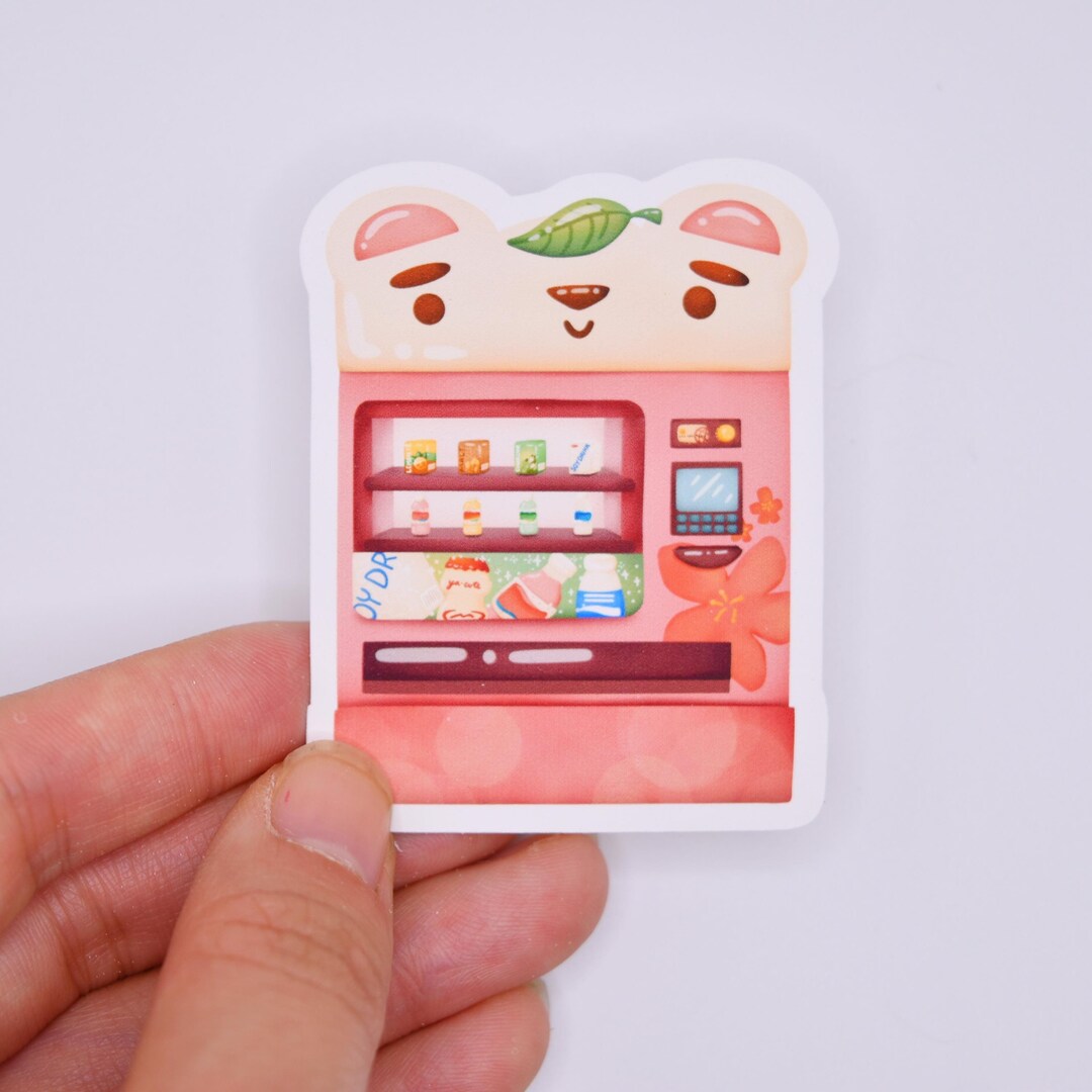 Cute Vending Machine Sticker Asian Kawaii Cute Stickers - Etsy