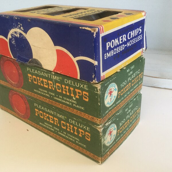 Plastic Poker Chips Etsy