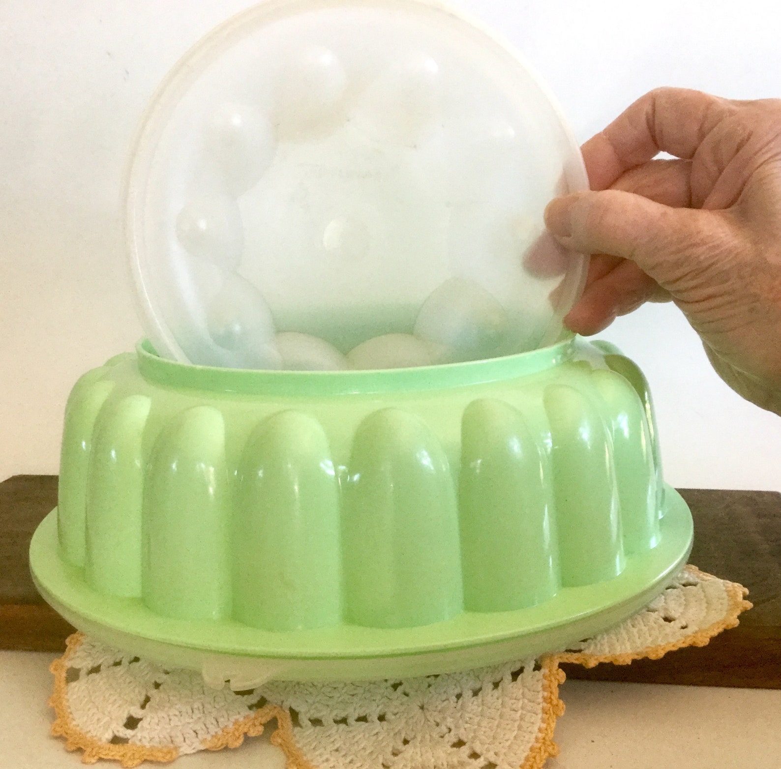 Vintage Tupperware Jello Mold JelRing 1970 Vintage Kitchen Etsy