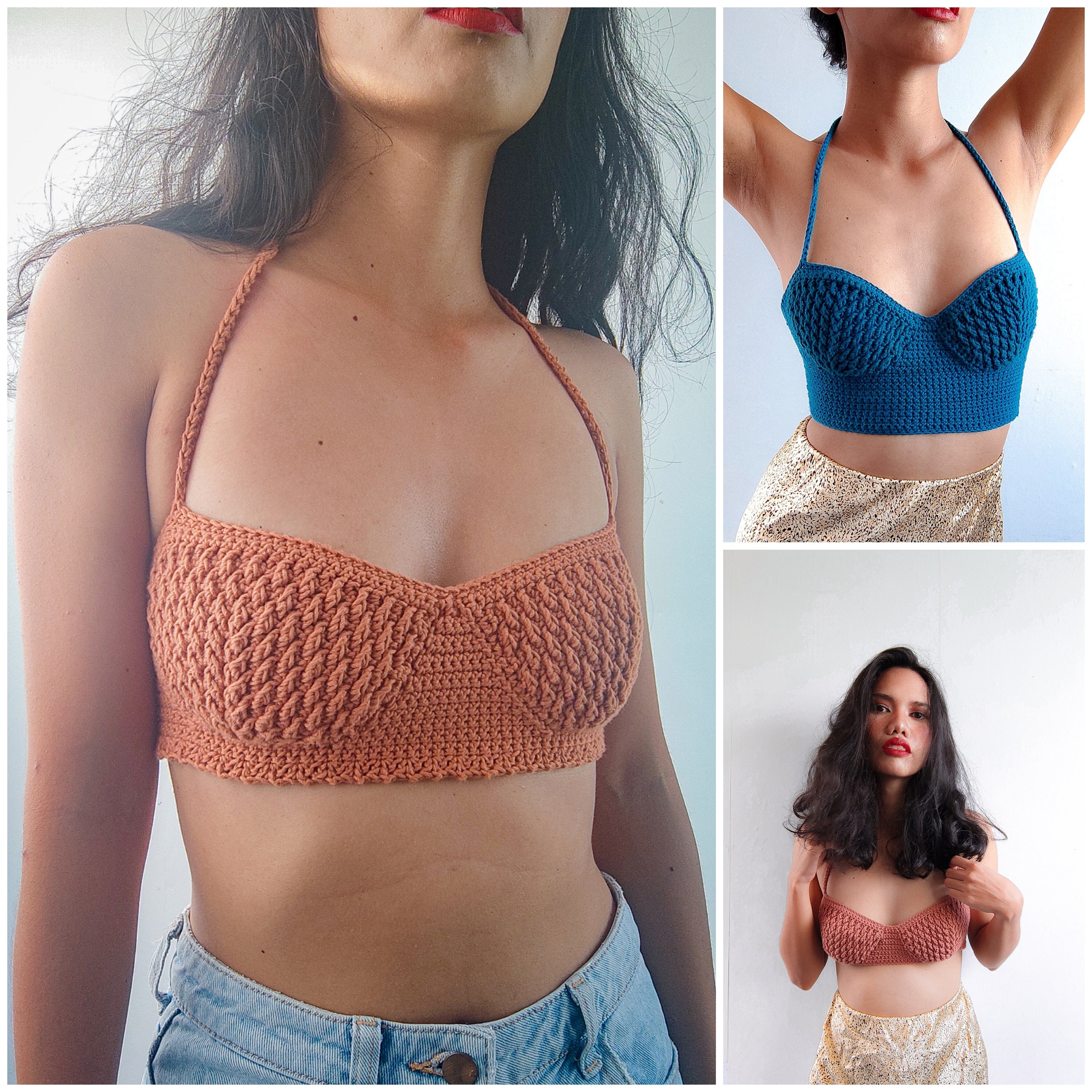 Esty Lingerie - New on the blog today, a comparison of 8 different bra  styles that shows how different shapes and seam placements affect the shape  the bra will give you:   shapes/