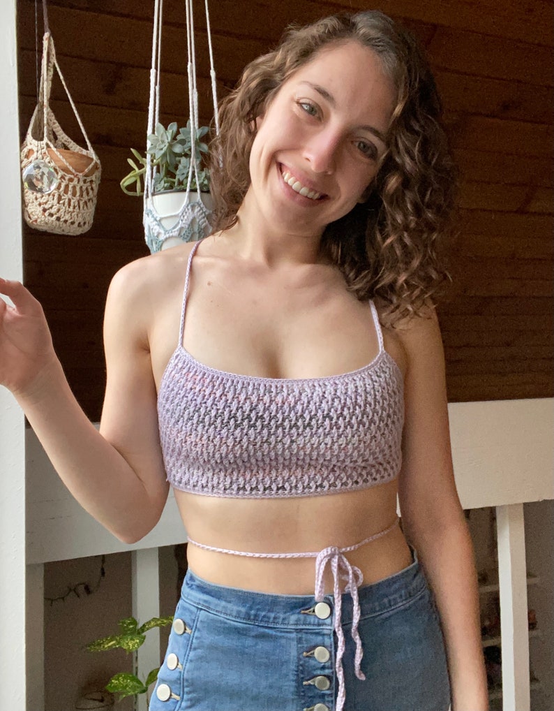 Sienna Bralette Crochet PATTERN image 3