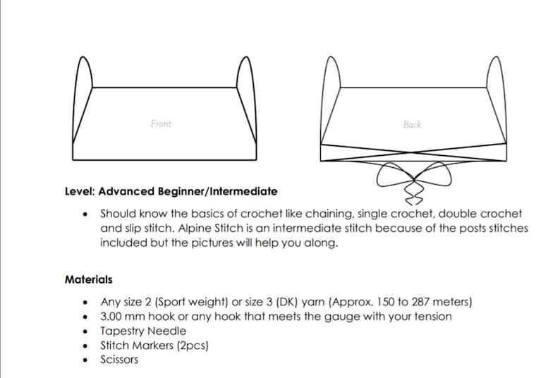 Sienna Bralette Crochet PATTERN image 9