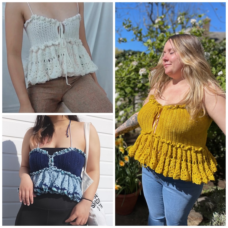 Alexa Top Crochet PATTERN - Etsy