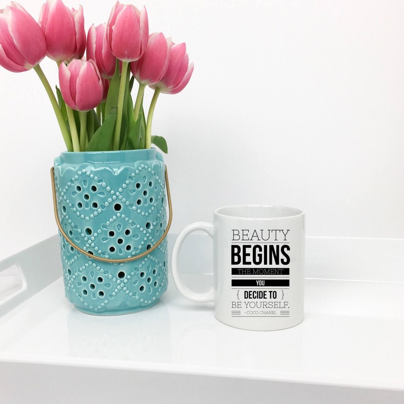 Coco Chanel Quotes Coco Chanel Quote Coco Fashion Quotes Gift For Her Birthday Gifts For Best Friend Quotes About Beauty Begins The