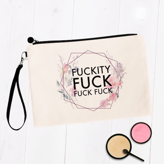 Dainty as Fuck Bulk Cosmetic Bags | Funny Wholesale Makeup Bags | 4 Pack